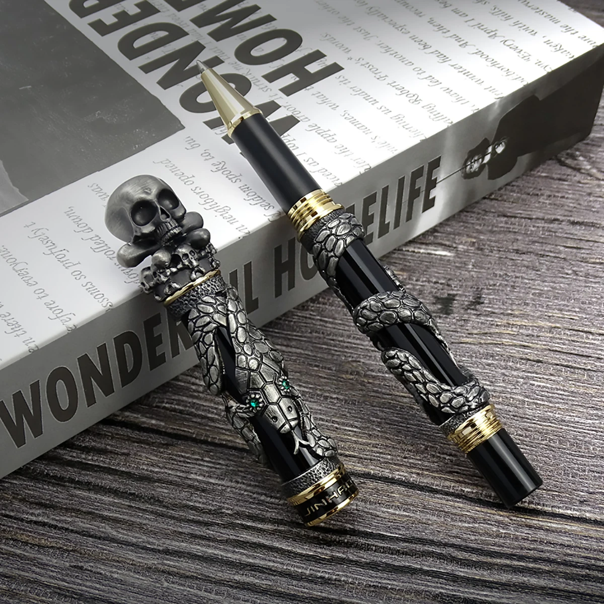 Jinhao Metal Vintage Rollerbal - Vintage Collectible Pens recension och pris