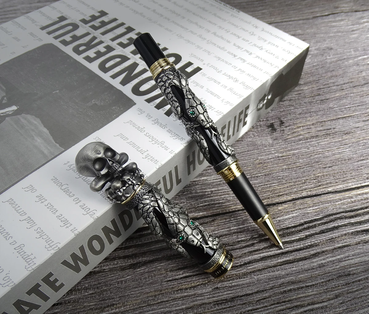 Jinhao Metal Vintage Rollerbal - Vintage Collectible Pens recension och pris