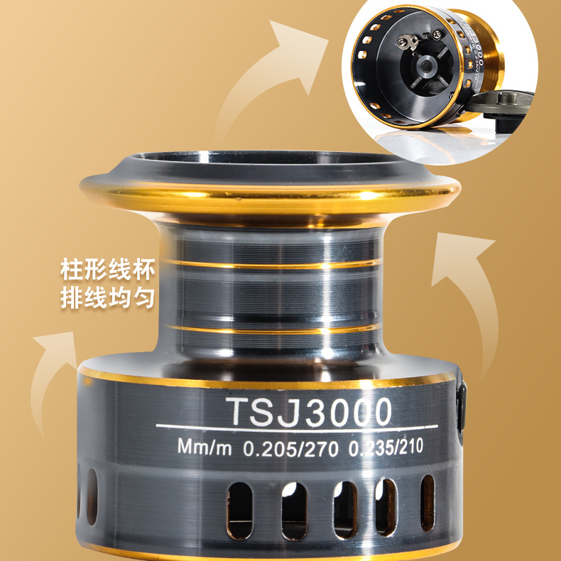 TSJ Metal Spinning Fishing Ree - Developing Tank Reel recension och pris