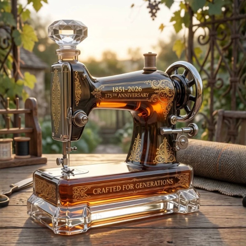 Vintage Sewing Machine Glass D - Vintage Collectible Bottles recension och pris