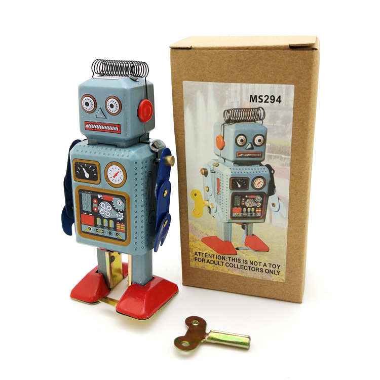 Vintage MS294 Tin Wind-Up Robo - Vintage Collectibles Store recension och pris