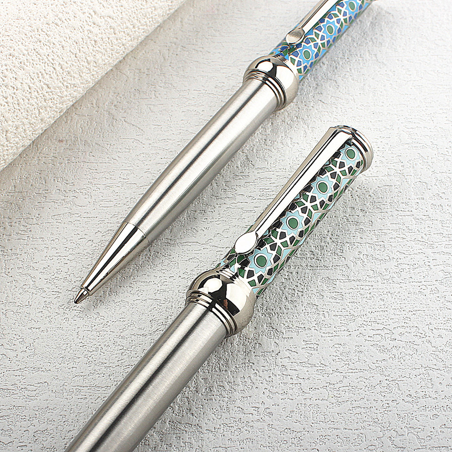 Vintage Peacock Pattern Metal  - Vintage Collectible Pens recension och pris